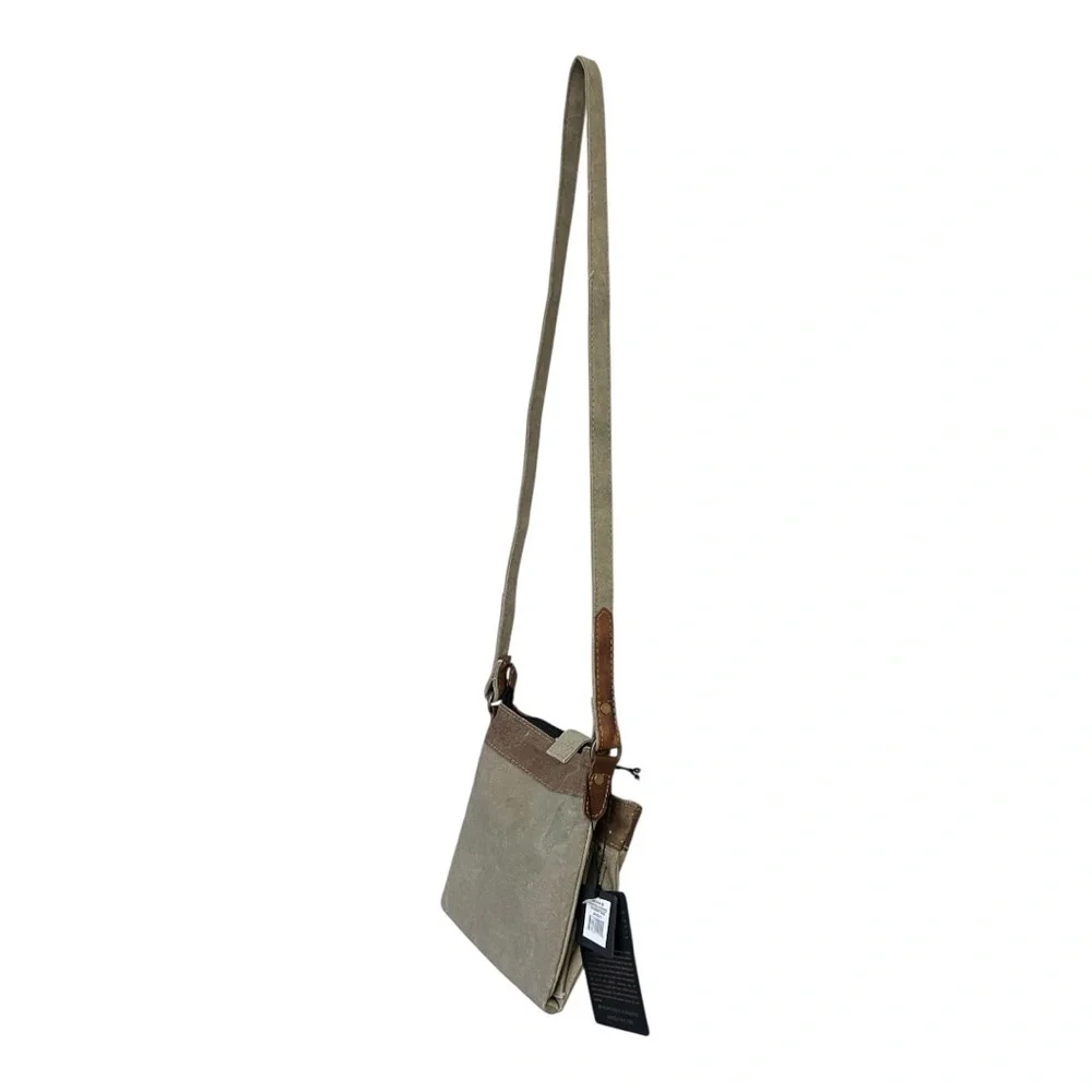 Mona B intermix crossbody sage M-5031 - Picture 7 of 9